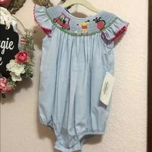 NWT golf smocked bubble 18 month